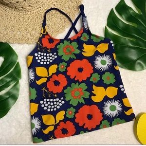 Girls Marimekko Tankini Top Kukkatori